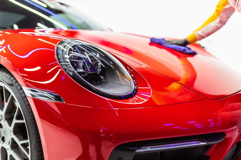 Installation on a car. TPU Premium PPF film. PPF Cutting Software - Paint Protection Film